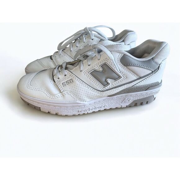 New Balance Shoes - New Balance Women's 550 Shoes Sneakers White Gray Sz 8